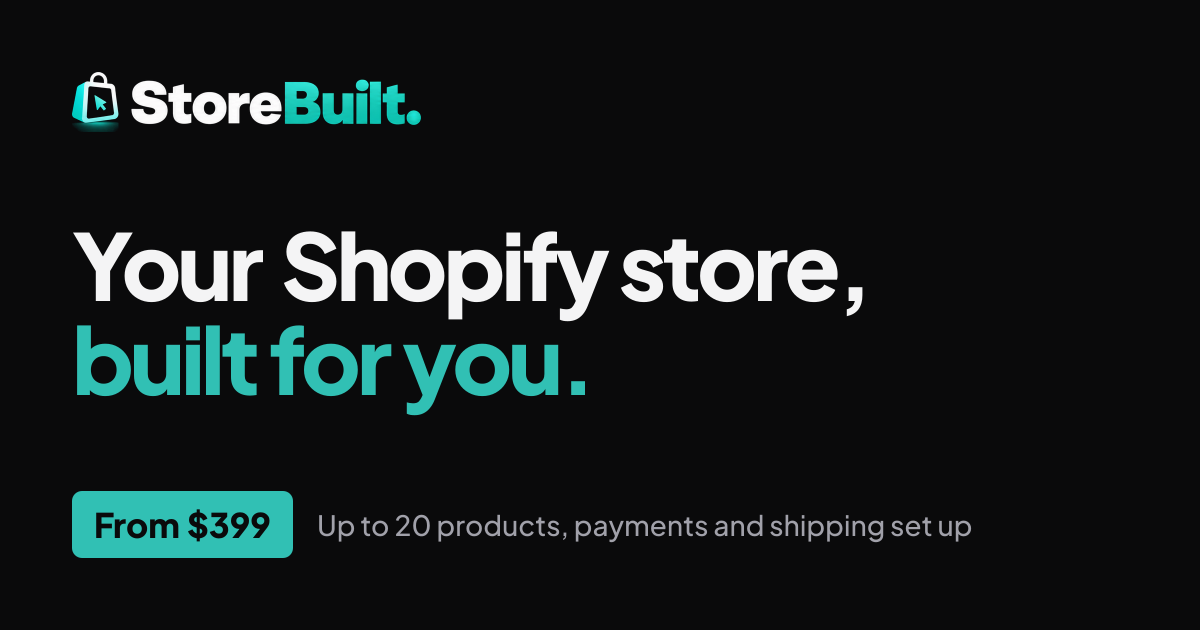 Shopify Store Design Australia | StoreBuilt